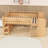 Wooden Loft Bed with Shelves, Desk and Ladder-1541952004