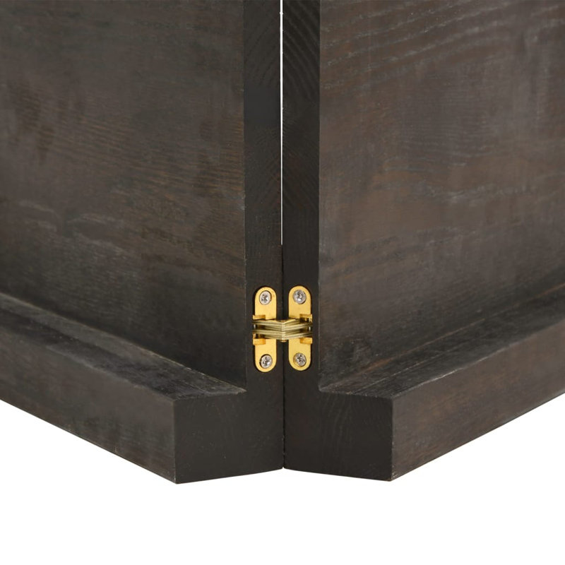 Audene 180cm Solid Wood Bathroom Vanity Top, Dark Brown
