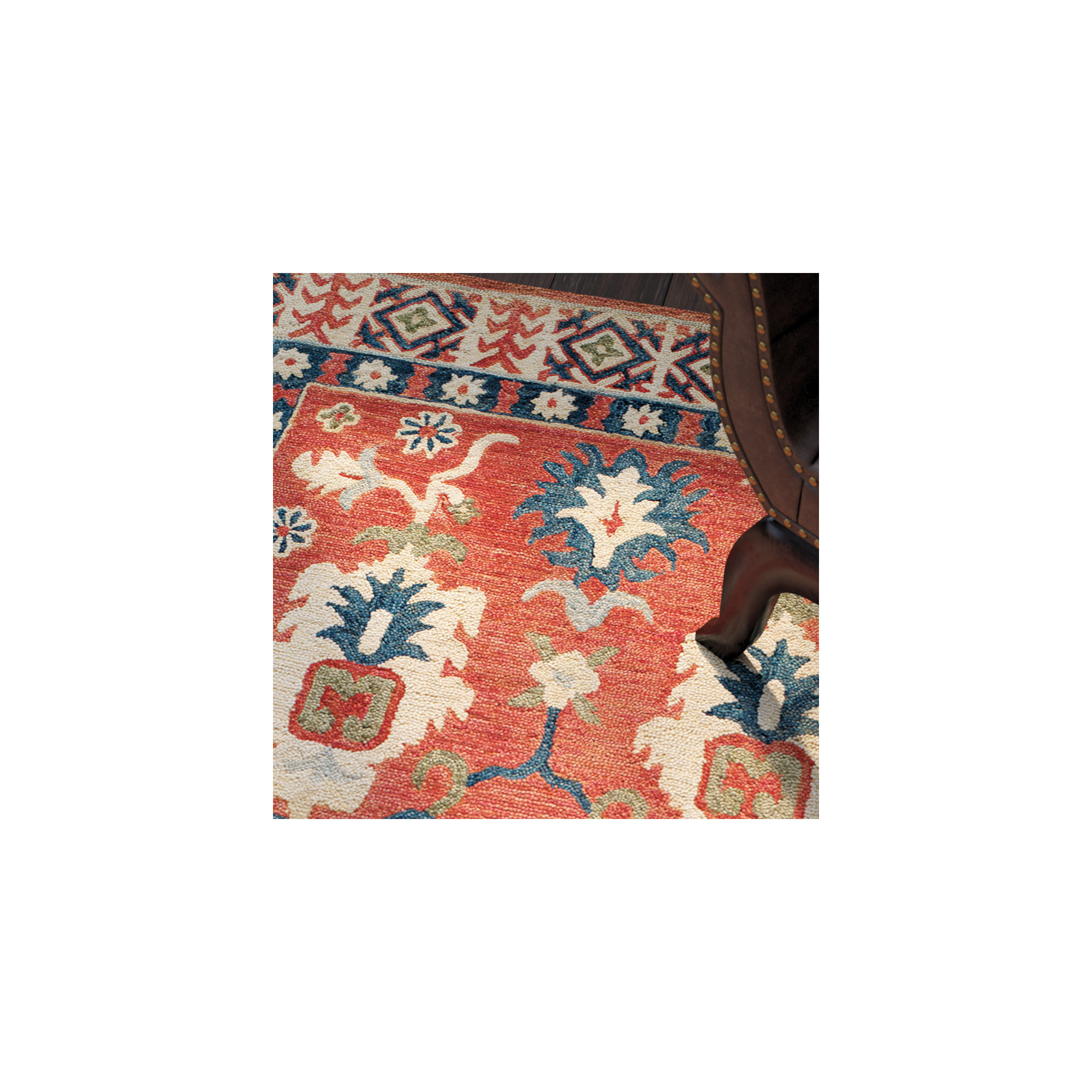 Adrien Handmade Wool Rug, Runner 2'3" x 8'