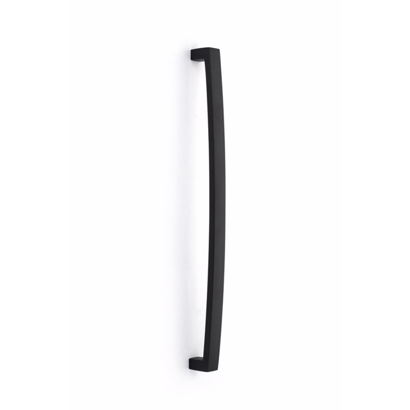 Emtek Bauhaus Appliance Pull (Concealed Surface Mount), Flat Black, 18" Center to Center