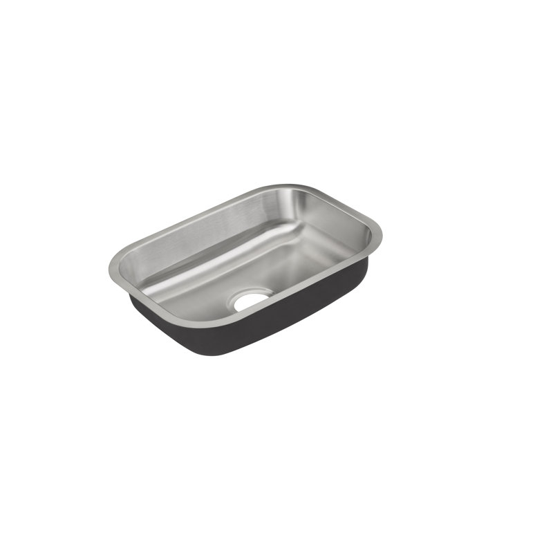 23.38'' L Single Bowl Stainless Steel Kitchen Sink
