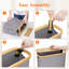 Rangement pour papier hygiénique, panier à papier hygiénique en bambou avec couvercle et poignée, support de papier hygiénique autoportant, accessoires de rangement pour armoire de salle de bain-1076350923-1076350926