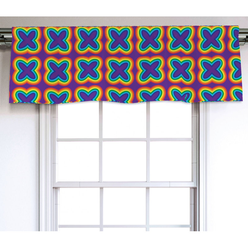 Sateen Ruffled Window Valance
