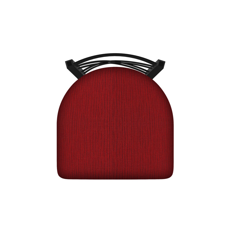 XL 820 Catalina Stool, Black Wrinkle, Fabric-Graph Ruby, Bar Stool (36” Seat Height)