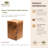 Wood Jar - Set of 4-71082247