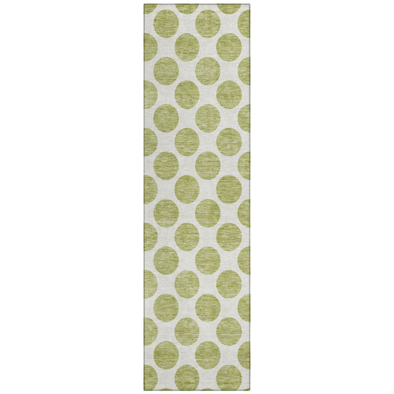 Chayden Washable Geometric Indoor / Outdoor Rug, Runner 2'3" x 7'6"