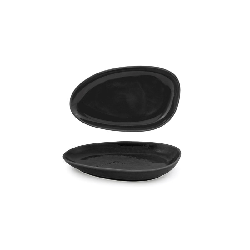 Assiette plate 14 po Kiln®, Poivre