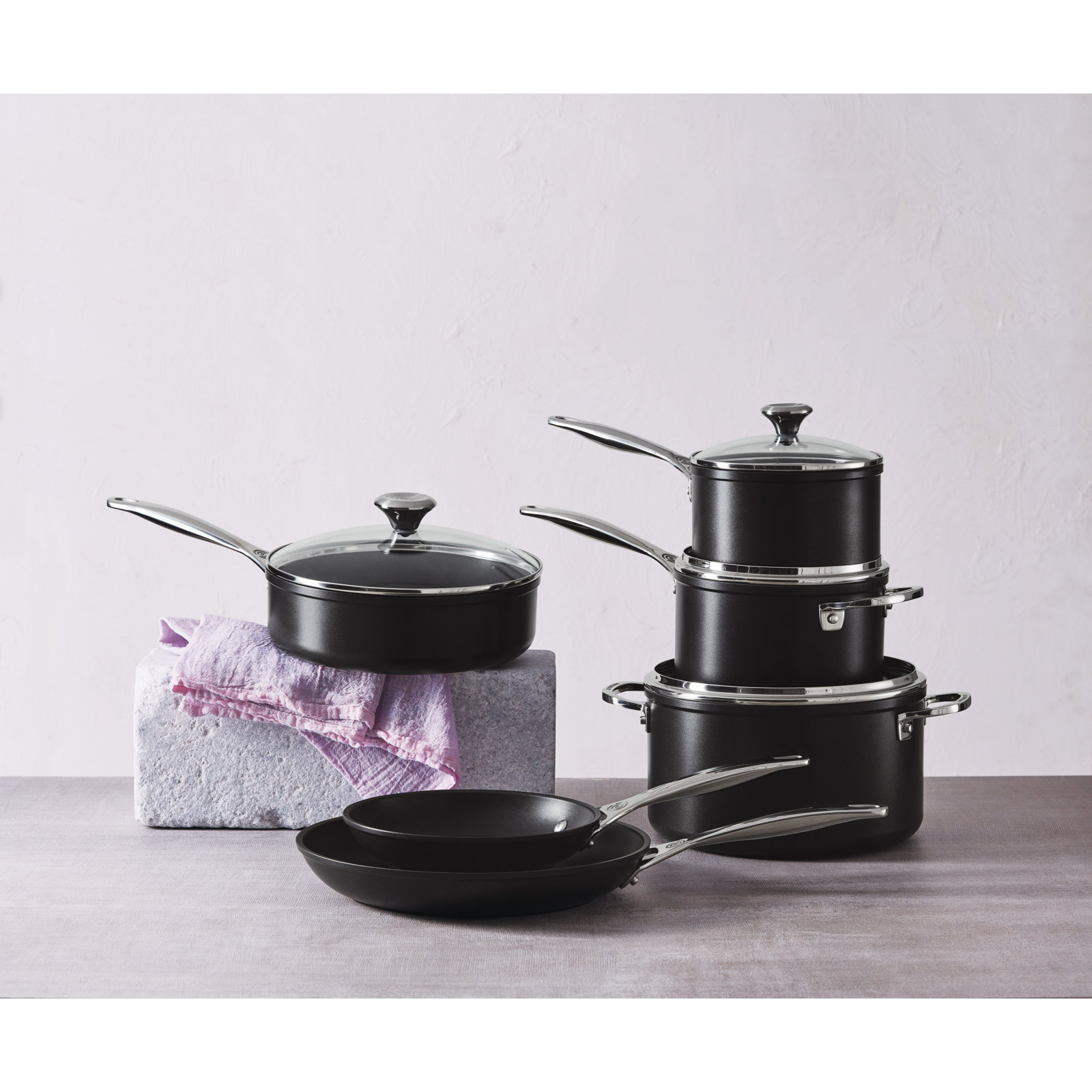 Le Creuset Toughened Non-Stick 10-Piece Set