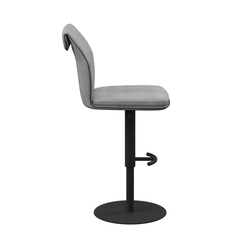 Armonia Fabric Bar Stool, Grey