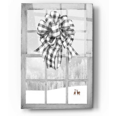 " Christmas Deer With Bow " by Lori Deiter