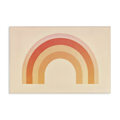 Boho Rainbow with Gradient Canvas Wall Art by Andrea Haase