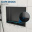 Niche de douche en acier inoxydable 19 po x 15 po