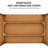63 Inches Rectangular Solid Wood Dining Table-1709636287
