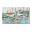 «Marina Ships Reflection Single Frame» par Melissa Wang, 2 pièces sur toile-1914025253