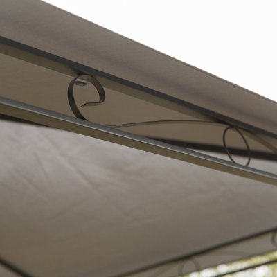 Marquita 3m x 3m Metal Patio Gazebo