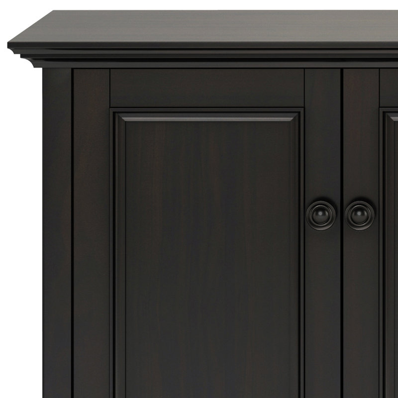 Amherst Brown Solid Wood 66" Traditional Storage Cabinet