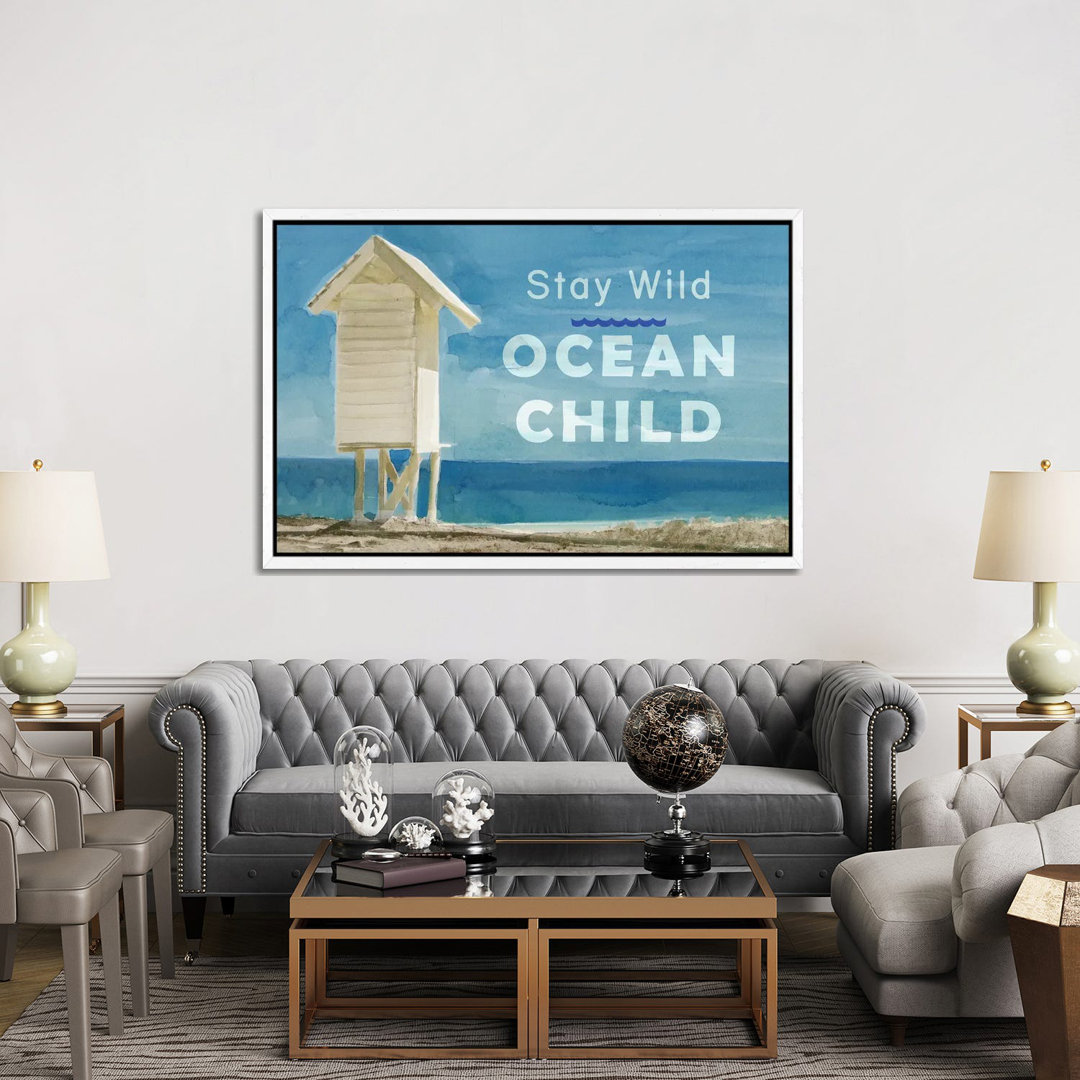 Ocean Child by Stellar Design Studio - Graphic Art on Canvas