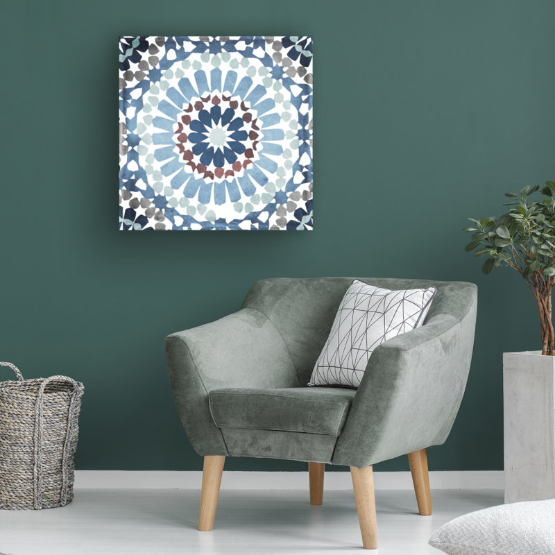 Art sur toile «bolche marocain», H 14 po x l 14 po