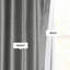 Panneau de rideau simple occultant et isolant en polyester Jetset -60525757-60525750