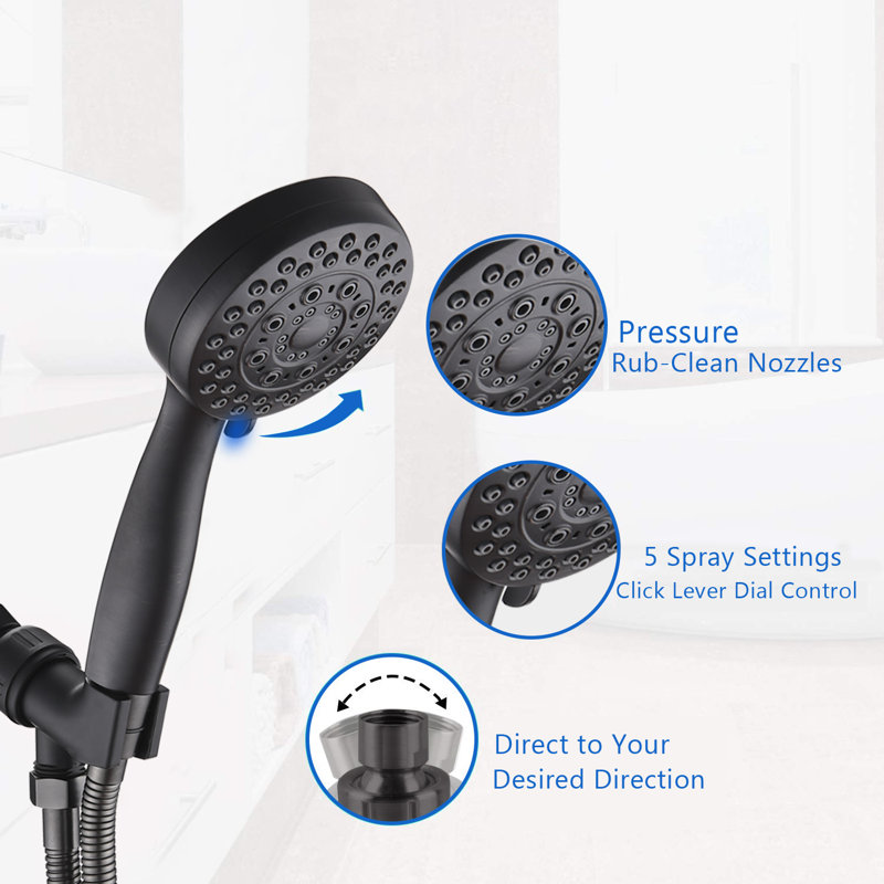 Full/Standard Handheld Shower Head 2.5 GPM GPM, Oil Rubbed Bronze