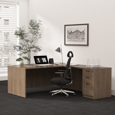 L-Shaped Executive Desk