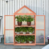 31.5" W x 18.25" D  Hobby Greenhouse
