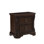 Table de chevet 2 tiroirs - Bois massif et placages de frêne, quincaillerie sur mesure, 18 po de profondeur x 30 po de largeur, 28,5 po de hauteur, 68 lb 2 po avec placage + P 18,4 po x l 30,66 po H 27,81 po