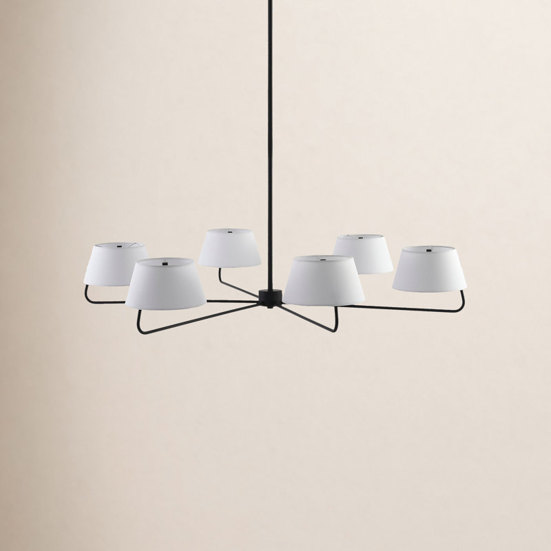 Applecroft 6-Light Chandelier in Matte Black