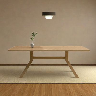 Metella Ash Solid Wood Dining Table