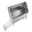 Station de lavage pour chien en acier inoxydable 49 po