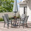 Daubs 4 - Person Patio Dining Set with Round Table-1320003434