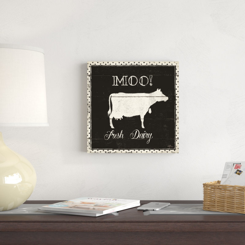 Pensées champêtres VI - noir, H 12 po x l 12 po x P 1,25 po