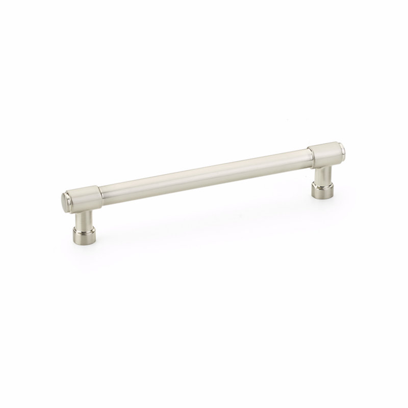 Emtek Jasper Bar Cabinet Pull, Satin Nickel, 6" Center to Center