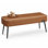 Banc de rangement en cuir