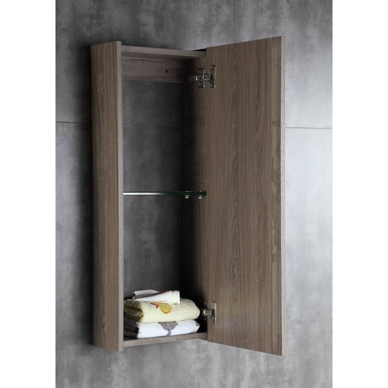 12" W x 31.5" H Wall Mounted Side Cabinet - Right Opening