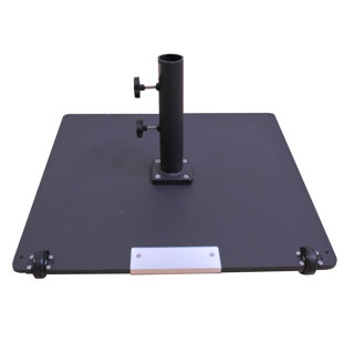 95 Lb. Steel Free Standing Umbrella Base with Wheels