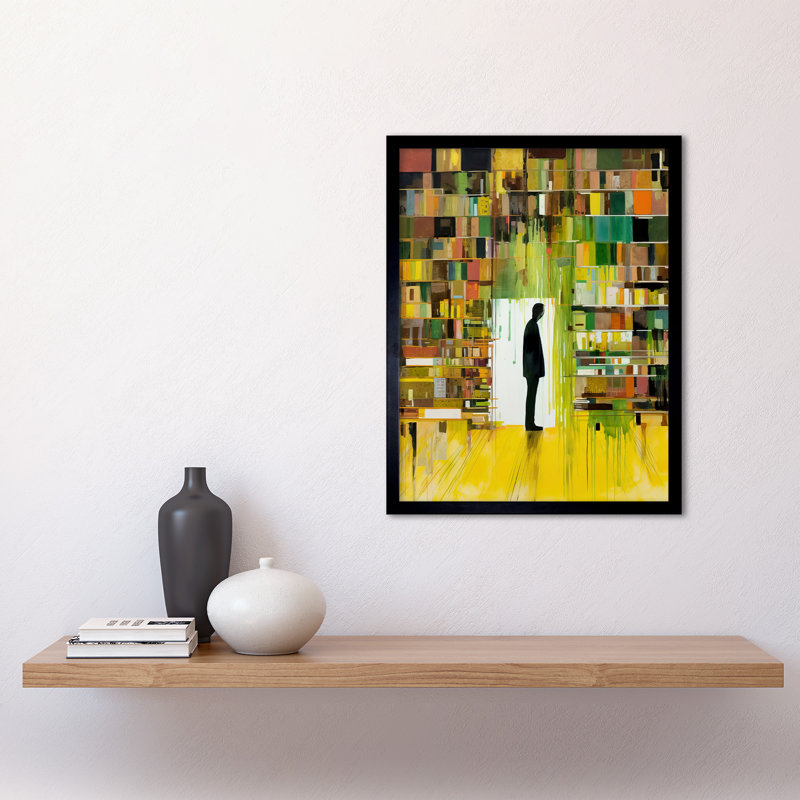 Bugrane The Silence A Person Finds In A Quiet Library - Single Picture Frame Print