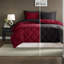 Ensembles de literie réversible confortables, microfibre simple TG, design moderne