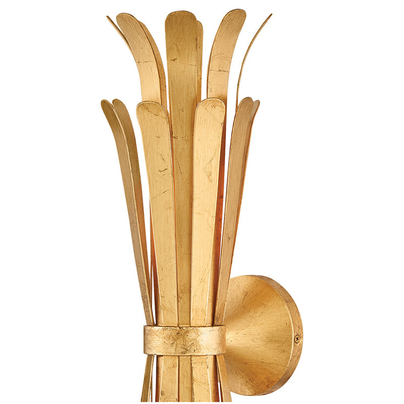 Hinkley Reina Sconce, Distressed Brass