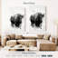 Bison Brampt noir et blanc-108244428