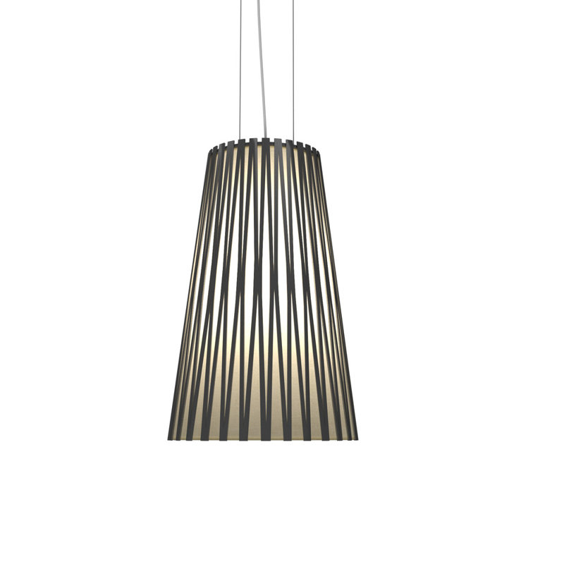 1 - Light Pendant, 9.75" H x 5.66" W x 5.66" D, Maple