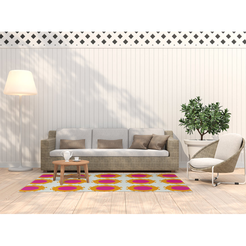 Clairemarie Chenille Geometric Indoor Rug, Rectangle 3' x 5'