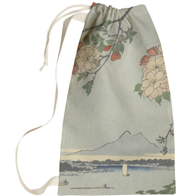 Sac à linge à fleurs au-dessus du fleuve Macintyre
