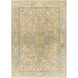 Antique One of a Kind One-of-a-Kind 6'9" x 9'5" Hand Knotted Area Rug