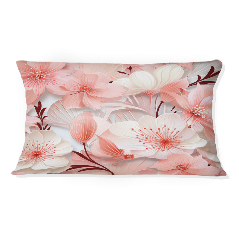Motif tropical Seaside Elegance Tropical - récif corail abstrait multicolore - coussin décoratif