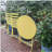 3 Piece Patio Bistro Set of Foldable Round Table and Chairs, Yellow-1383993096