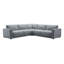 Canapé modulaire 3 pièces d'angle rembourré symétrique-133713039