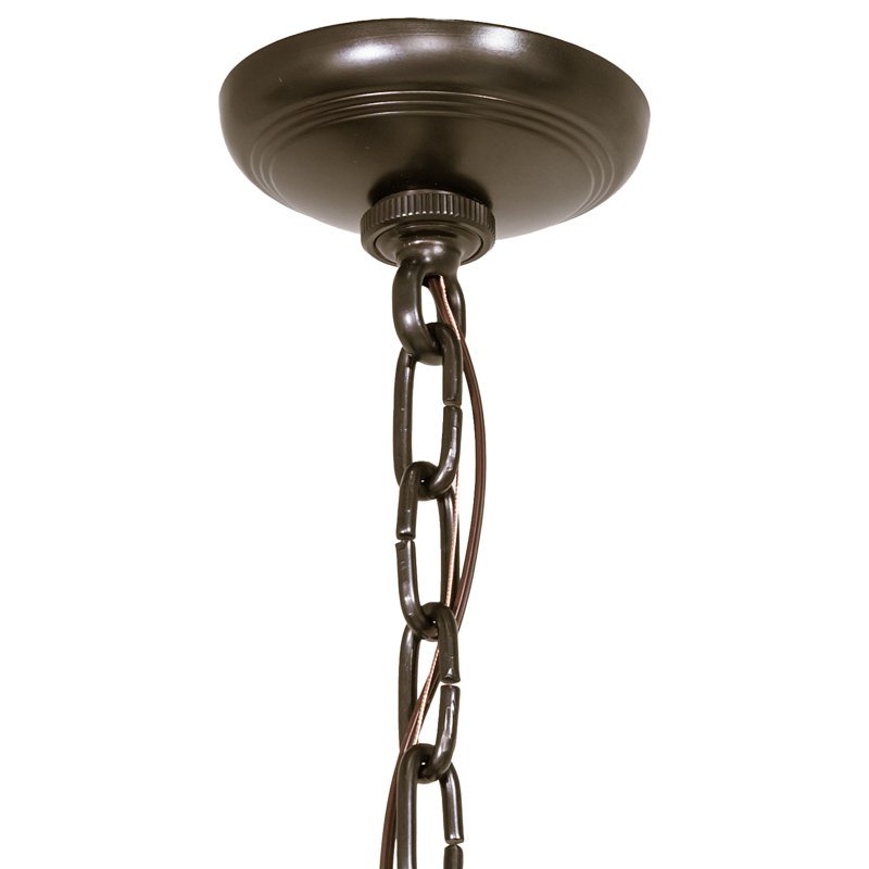 36" Wide Pine Branch Valley View 5 Light Chandelier