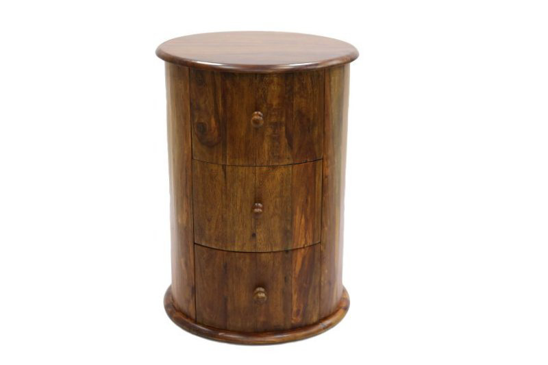 44cm W Solid Wood Bedside Table