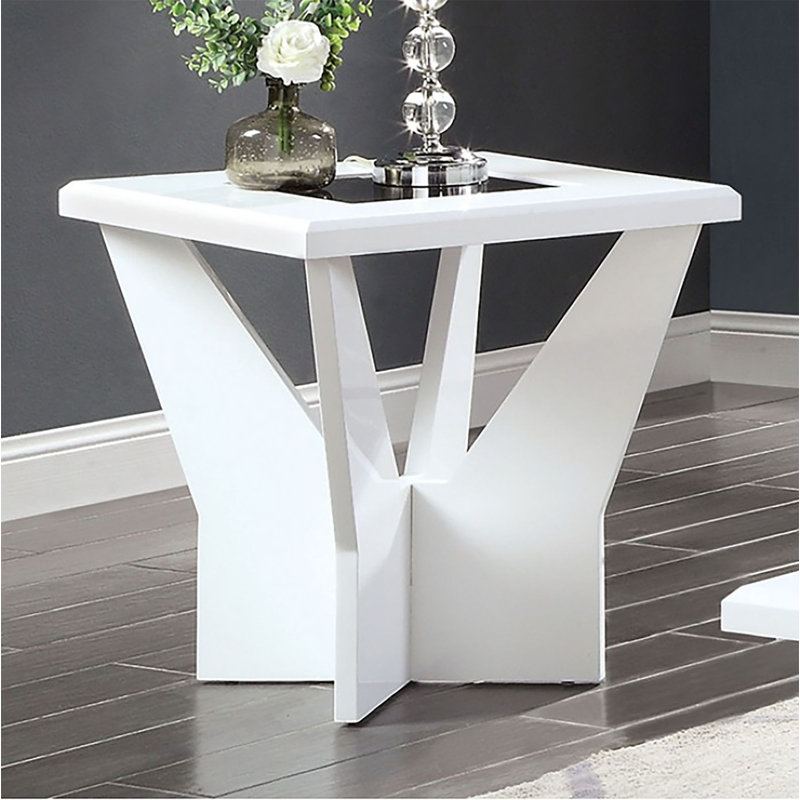 Table de bout Catting, Blanc